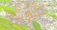 Mapas Detallados de Monterrey para Descargar Gratis e Imprimir
