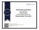 Certificados Fundación Carlos Slim: “Diplomado en Desarrollo de Sitios ...