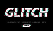 Glitch Text Effect Vector Art, Icons, and Graphics for Free Download