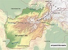 Mapa de Afganistán - Geografía de Afganistán