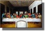 The Last Supper by Leonardo da Vinci Picture on Stretched Canvas, Wall ...
