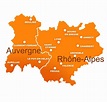 Auvergne villes » Voyage - Carte - Plan