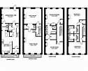 Brooklyn Row House Floor Plans