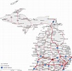 Printable Map Of Michigan Cities