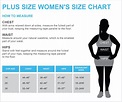 Womens Size Chart How To Measure Your Body Plus Size Chart | Images and ...