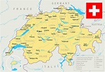 Large Detailed Political And Administrative Map Of Switzerland Images ...
