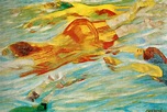 Swimmers - Carlo Carra - WikiArt.org - encyclopedia of visual arts