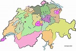 Kantone der Schweiz und ihre Hauptstädte in der Übersicht