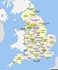 Uk Map Counties And Cities – Map Vector