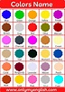30 List of Colors Name with Image | Colors name in english, Color names ...