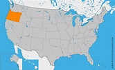 Oregón (Estados Unidos): Mapa E Información