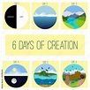 Six days of Creation.Genesis. Bible creation story pictures ...