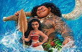 Moana Moana Maui Maui Walt Disney Pictures Multfilm Poster V - 14th ...