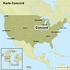 StepMap - Karte Concord - Landkarte für USA