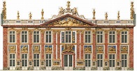 Restitution de la polychromie du Château de Marly
