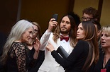 JARED LETO with his mother CONSTANCE and ROBIN BAUM | Джаред лето, Лето