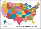 Map Of Us States Labeled