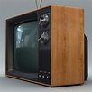 retro style 80 television set 3d model | Vintage television, Television ...