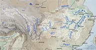 Chine - fleuve Bleu (Yang-Tsé-Kiang) • Carte • PopulationData.net