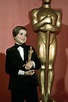 Ten-year-old Tatum O'Neal holding her Oscar after winning the Best ...