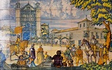 Palacio Pimentel. Azulejos Painting Tile, Ceramic Painting, Painted ...