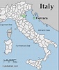 Where Is Ferrara Italy On The Map Of Italy - System Map