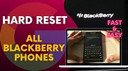 Blackberry Priv HARD RESET Forgot Password Tutorial - YouTube