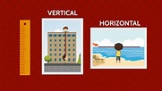 Líneas verticales y horizontales para niños - YouTube