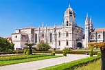 The Jeronimos Monastery or Hieronymites Monastery is located in Lisbon ...
