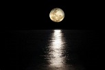 Dark Night Moon Reflection In Sea 5k, HD Nature, 4k Wallpapers, Images ...