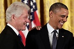 Bill Clinton had President Obama laughing during the ceremony. | Obama ...