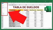 Como CREAR varios NOMBRES de RANGOS a la VEZ en Excel - YouTube