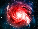 Wallpaper Red nebula, galaxy, universe, sky, stars 2560x1920 HD Picture ...