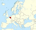 Grande mapa de ubicación de Bélgica | Bélgica | Europa | Mapas del Mundo