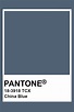 Pantone China Blue #pantone2020 | Pantone color chart, Pantone colour ...
