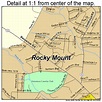 Rocky Mount North Carolina Street Map 3757500
