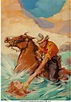 American Artist (20th Century). Perilous Pastures, Western Story | Lot ...