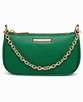 Anne Klein Mini Crossbody Bag With Swag Chain in Green | Lyst