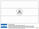 Flag of Nicaragua coloring page | Free Printable Coloring Pages