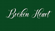 Broken Heart font - Broken Heart font download