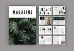 Minimalist Magazine Layout (A4+US) | Magazine Templates ~ Creative Market