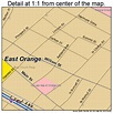 East Orange New Jersey Street Map 3419390