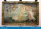 Nacimiento De Venus, Sandro Botticelli De Pintura Fotografía editorial ...