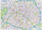 Paris city center karta - Karta över centrala Paris (Frankrike)