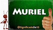 Significado del nombre Muriel 【Significado de los Nombres】 - YouTube