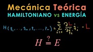 12 - Mecánica Teórica [HAMILTONIANO vs ENERGÍA] - YouTube