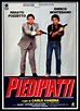 1991 * Affiche 2F De Cinéma "Piedipiatti - Enrico Montesano, Renato ...