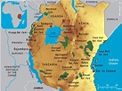Map Of East Africa Showing Historical Sites | Map Of Africa