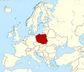 Grande mapa de ubicación de Polonia en Europa | Polonia | Europa | Mapas del Mundo