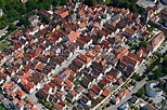 Luftaufnahme Marbach am Neckar - Altstadtbereich und Innenstadtzentrum ...
